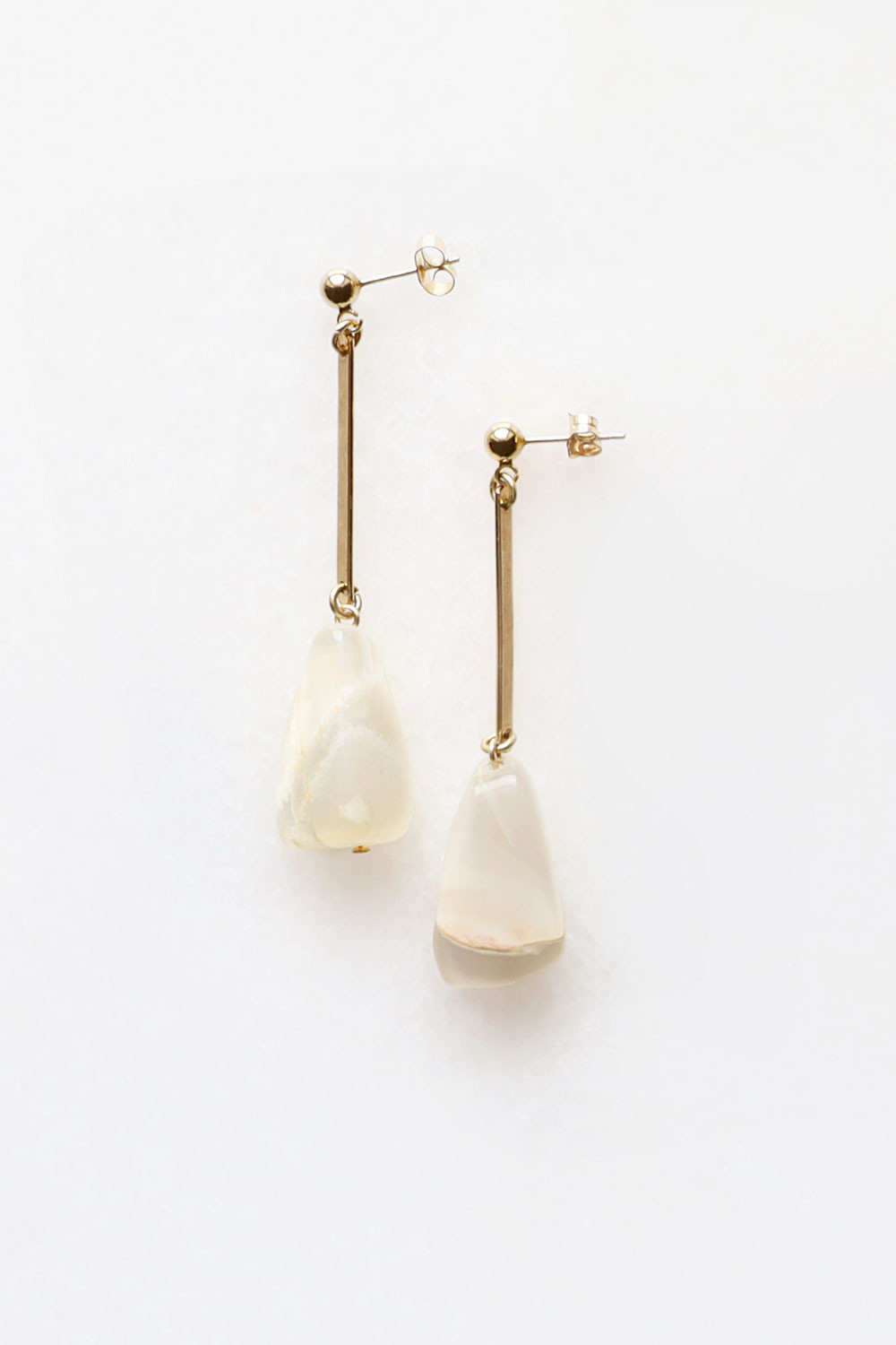 Moonstone Drop Earrings | The Vamoose