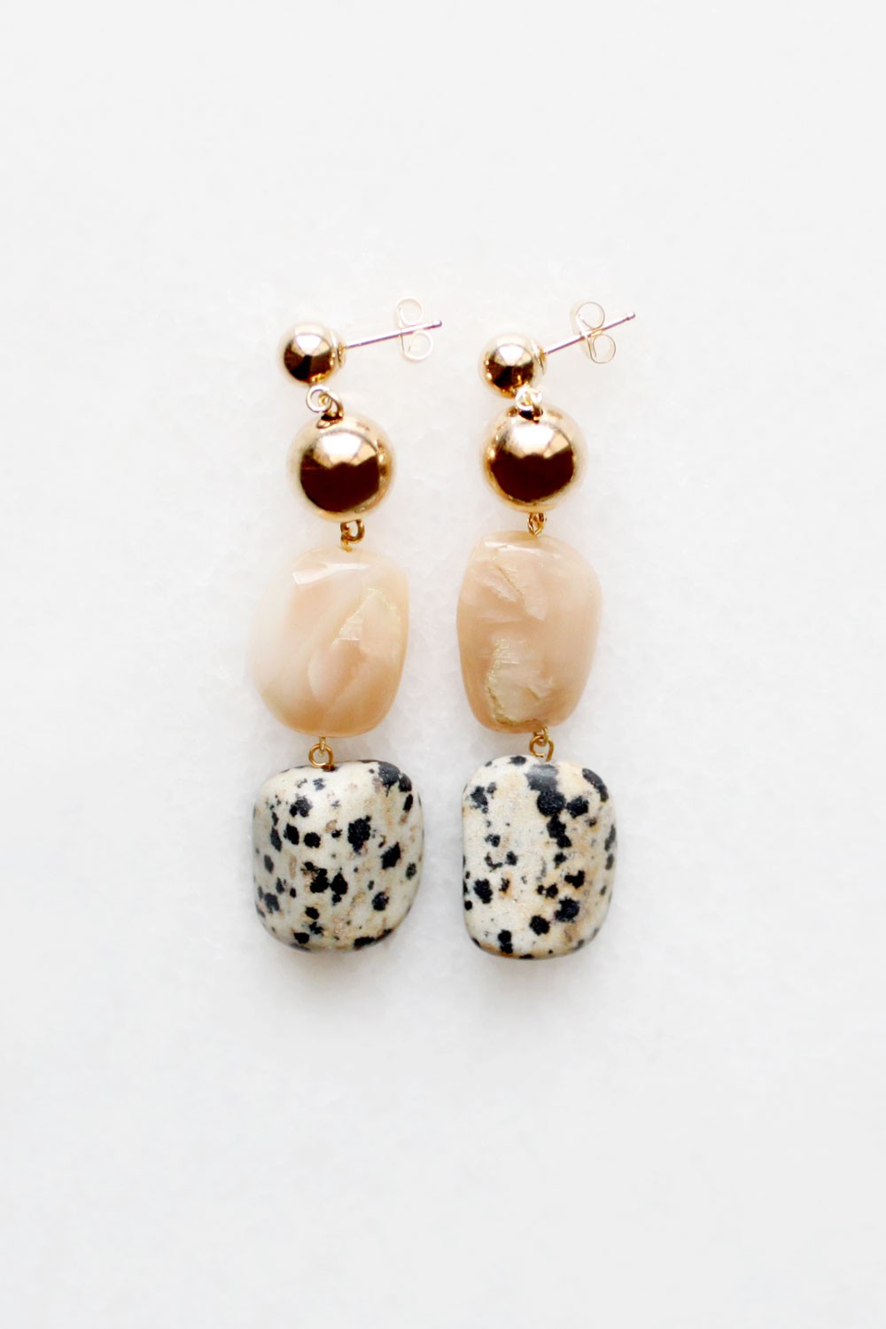 Dalmatian earrings sales