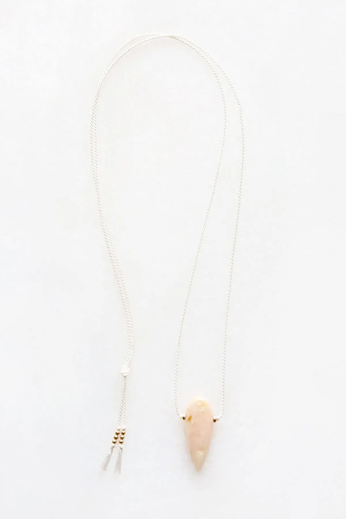 Silk and Opal Necklace - 14kt gold fill