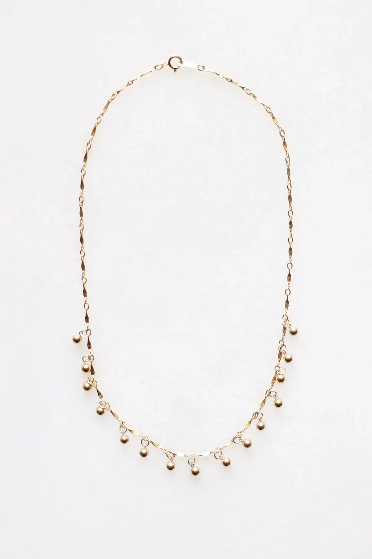 Sphere Drop Collar Necklace