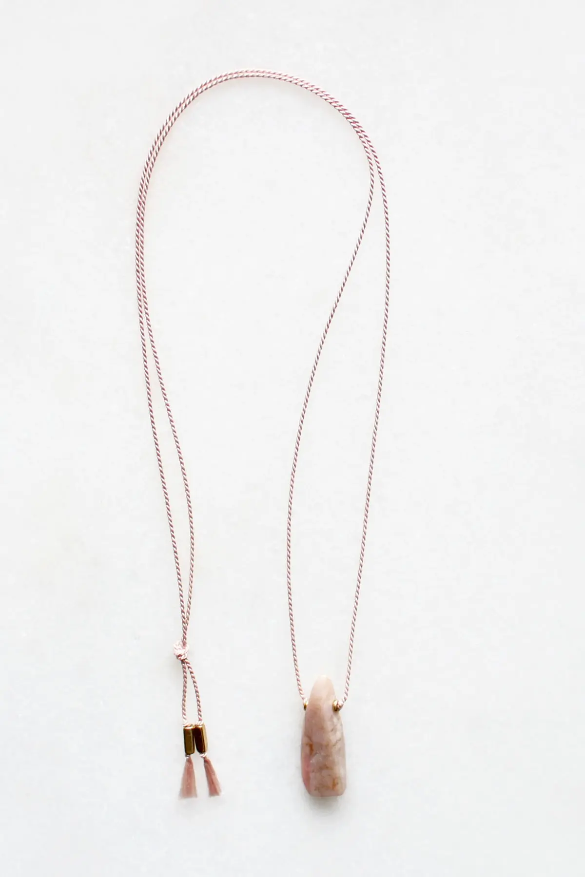 Silk and Opal Necklace