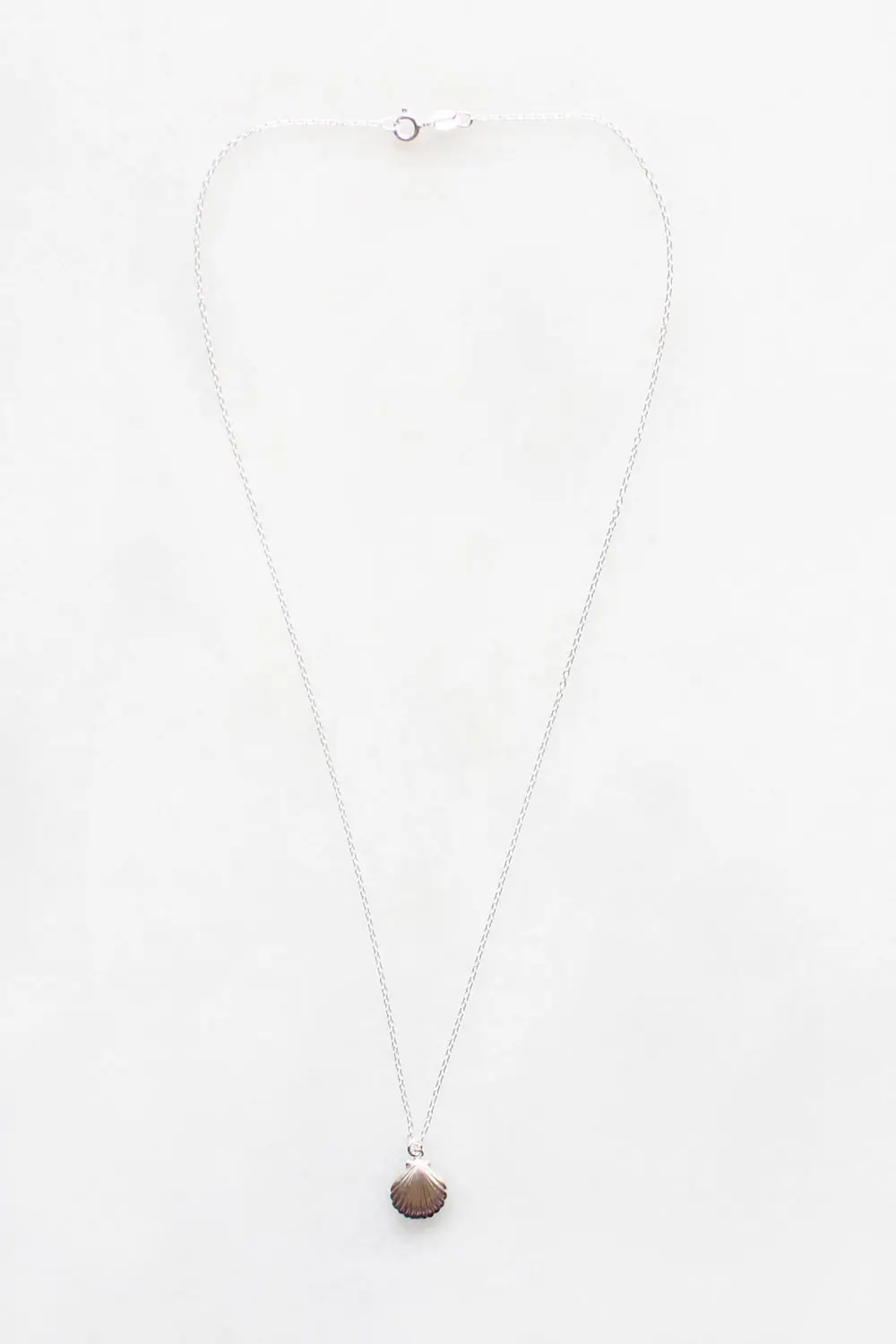 Shell Charm Necklace - sterling silver