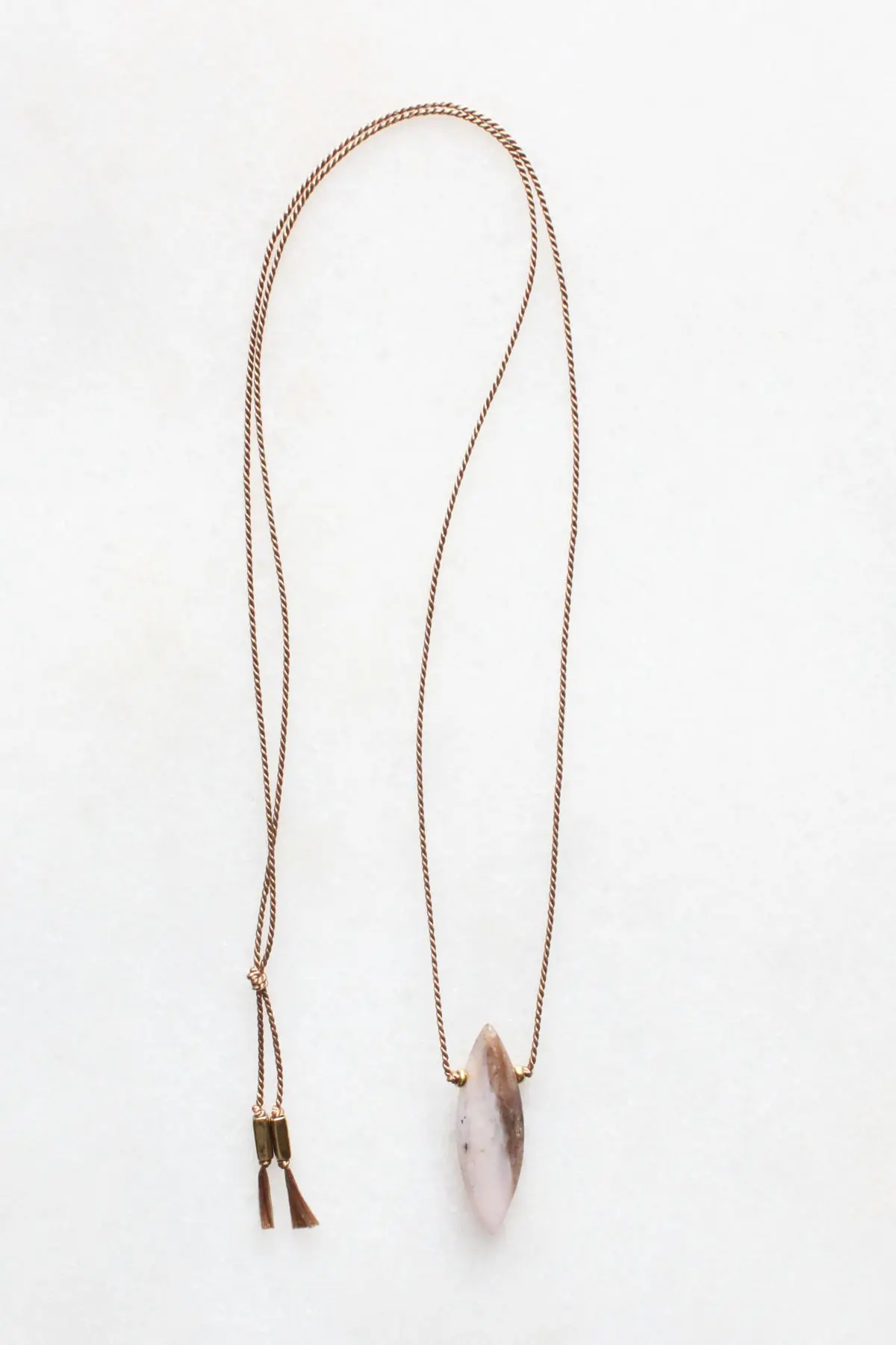 Silk and Opal Necklace