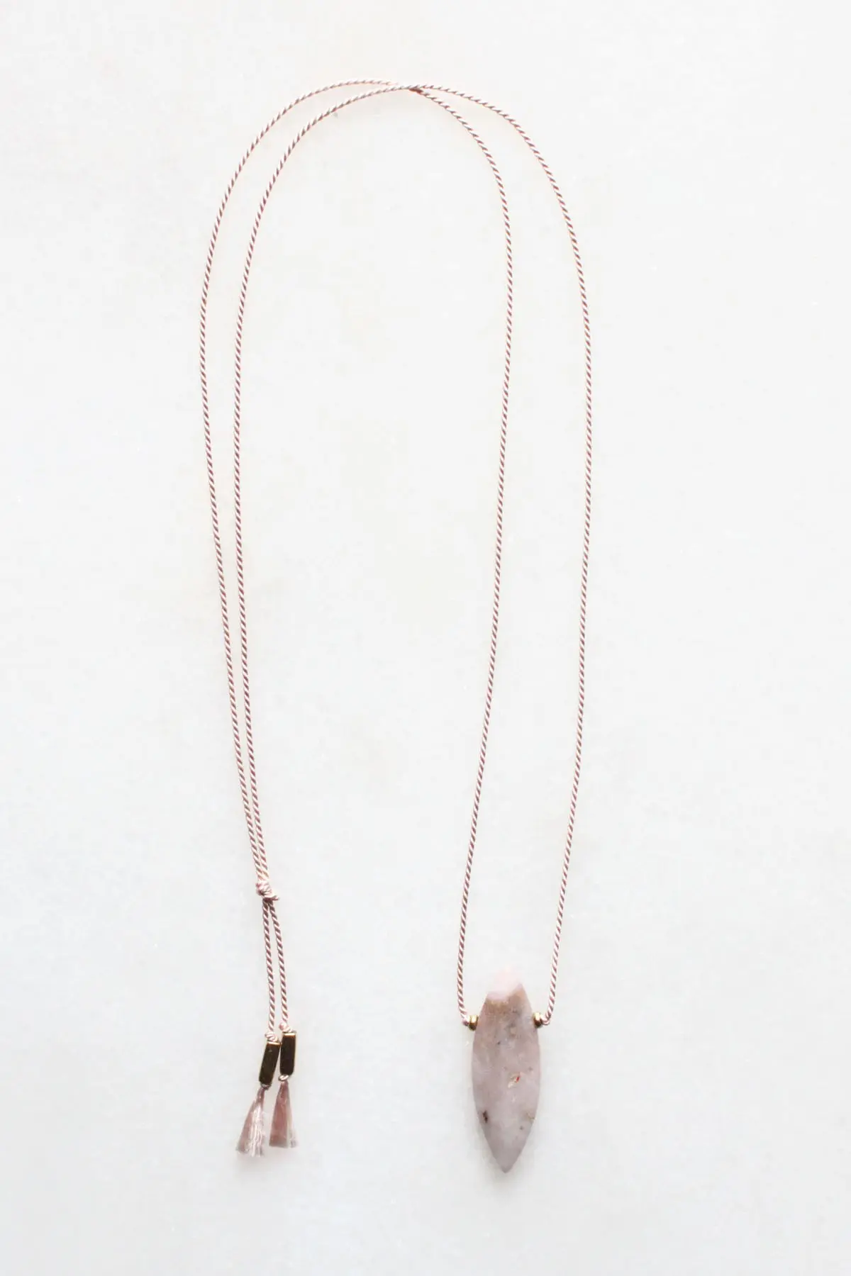 Silk and Opal Necklace