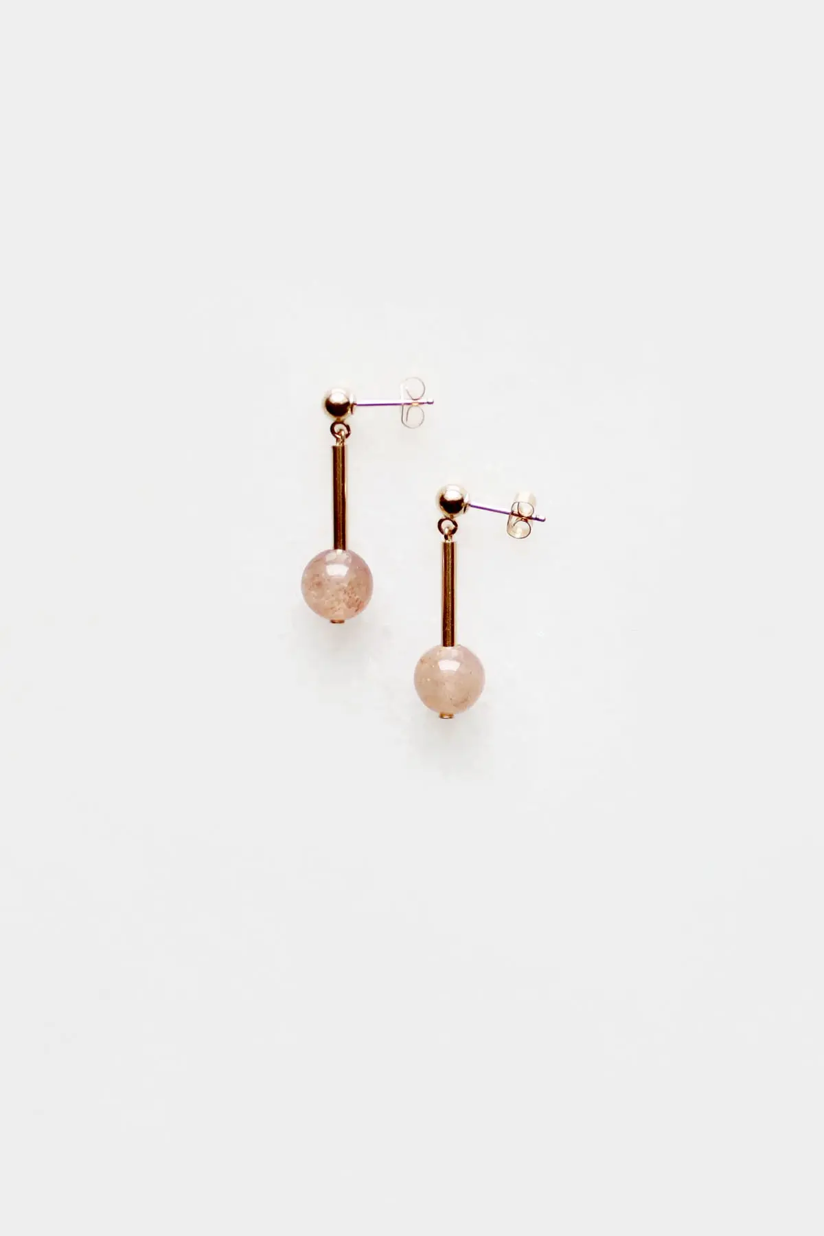 Strawberry Quartz Earrings