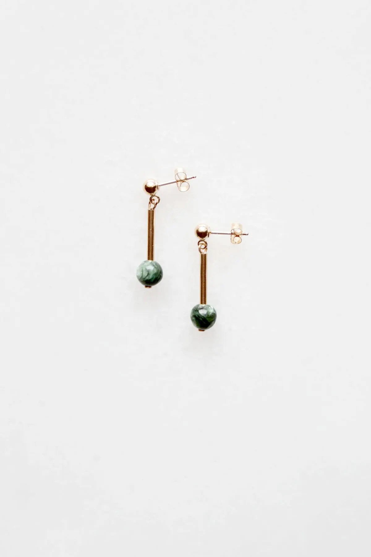 Seraphinite Drop Earrings