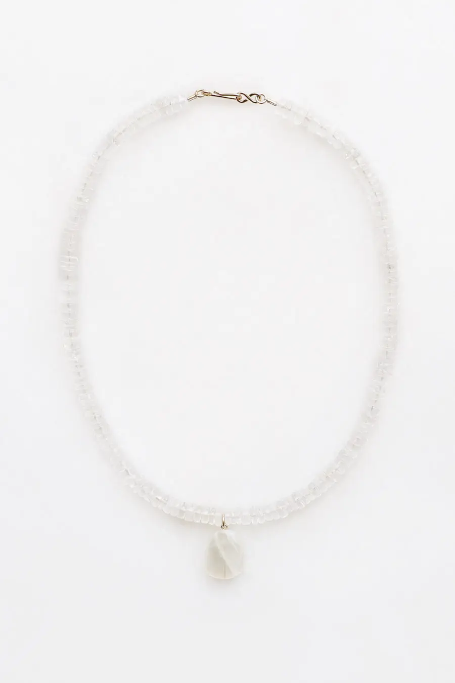 Moonstone and Quartz Necklace