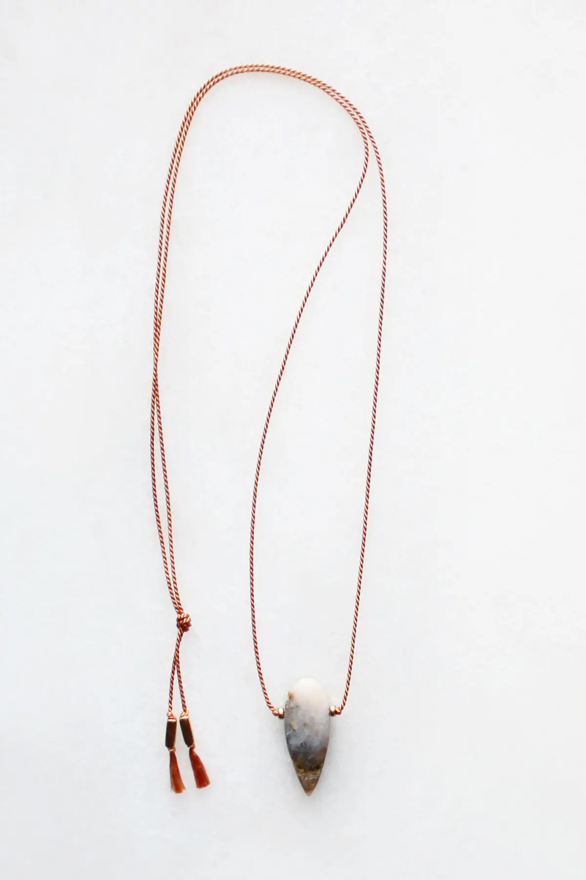 Silk and Opal Necklace