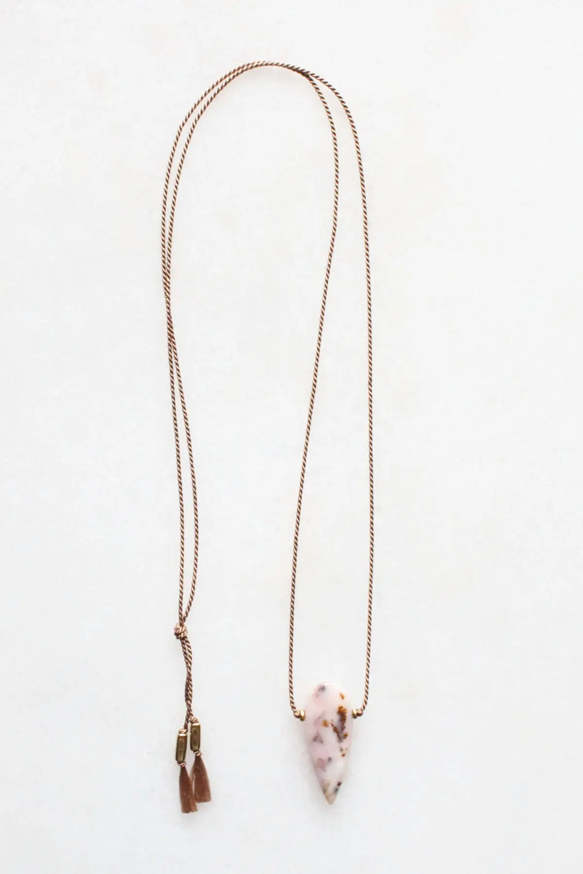 Silk and Opal Necklace
