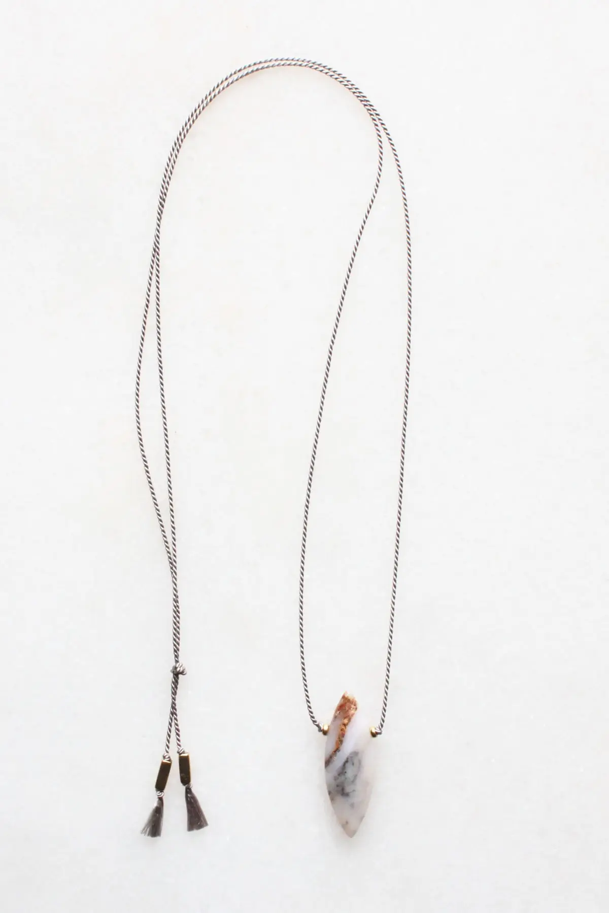 Silk and Opal Necklace