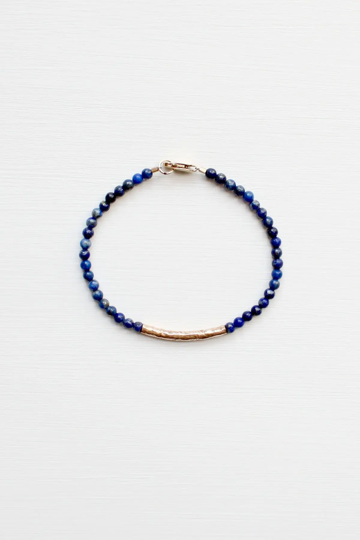 Lapis Lazuli Bracelet - 14kt gold fill