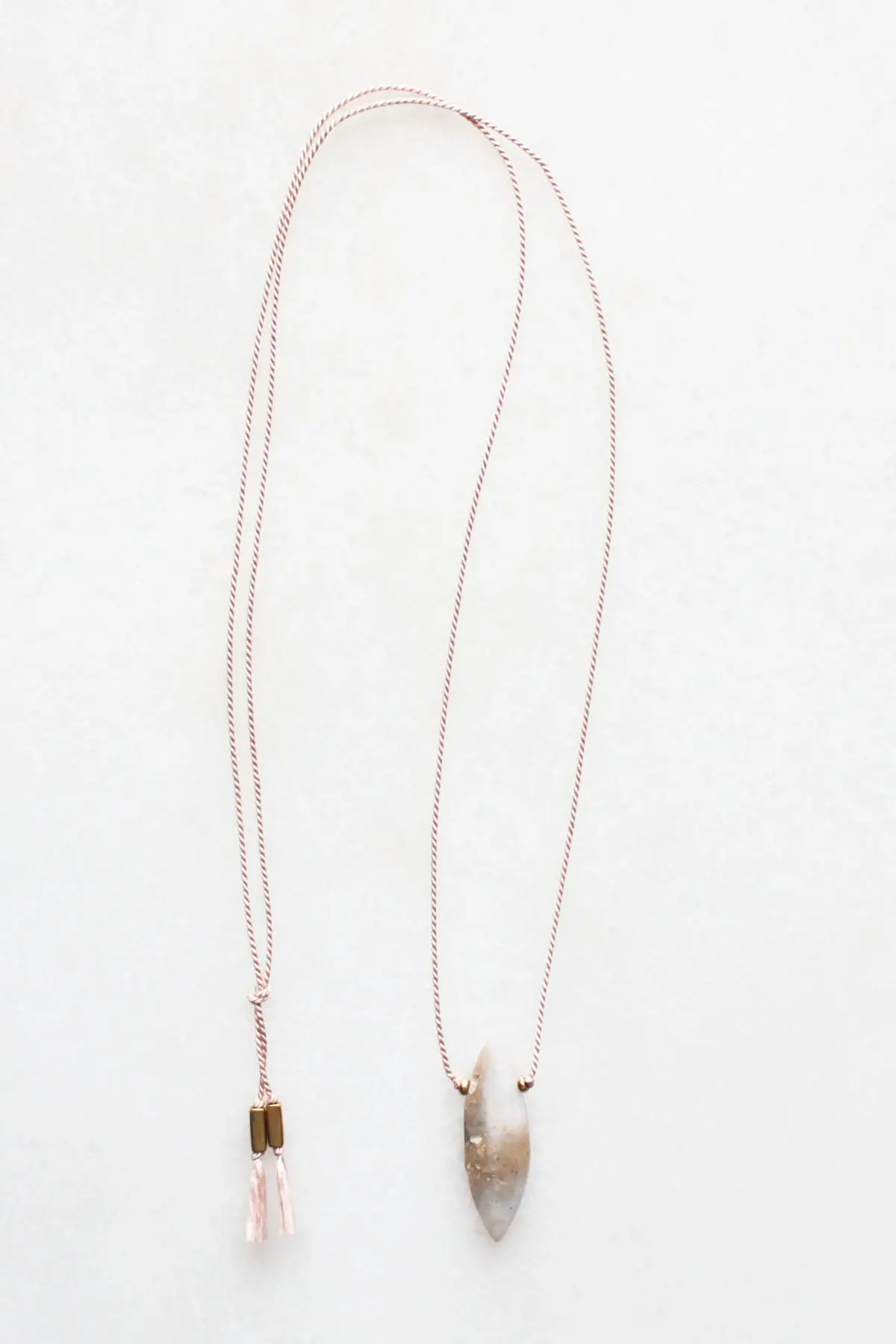 Silk and Opal Necklace