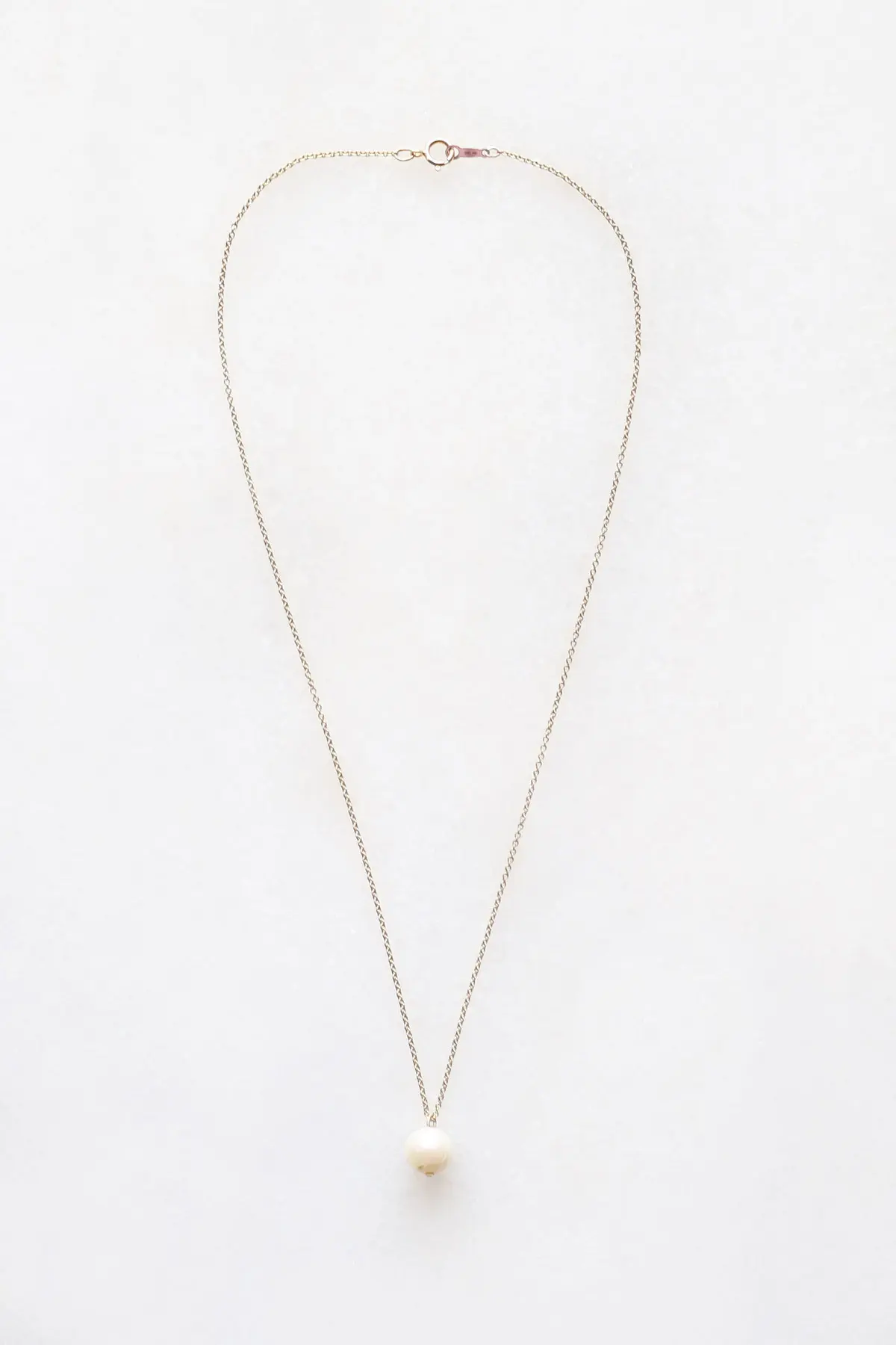 Pearl Drop Necklace - 14kt gold fill
