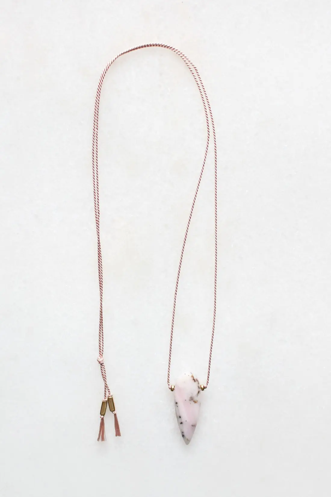 Silk and Opal Necklace