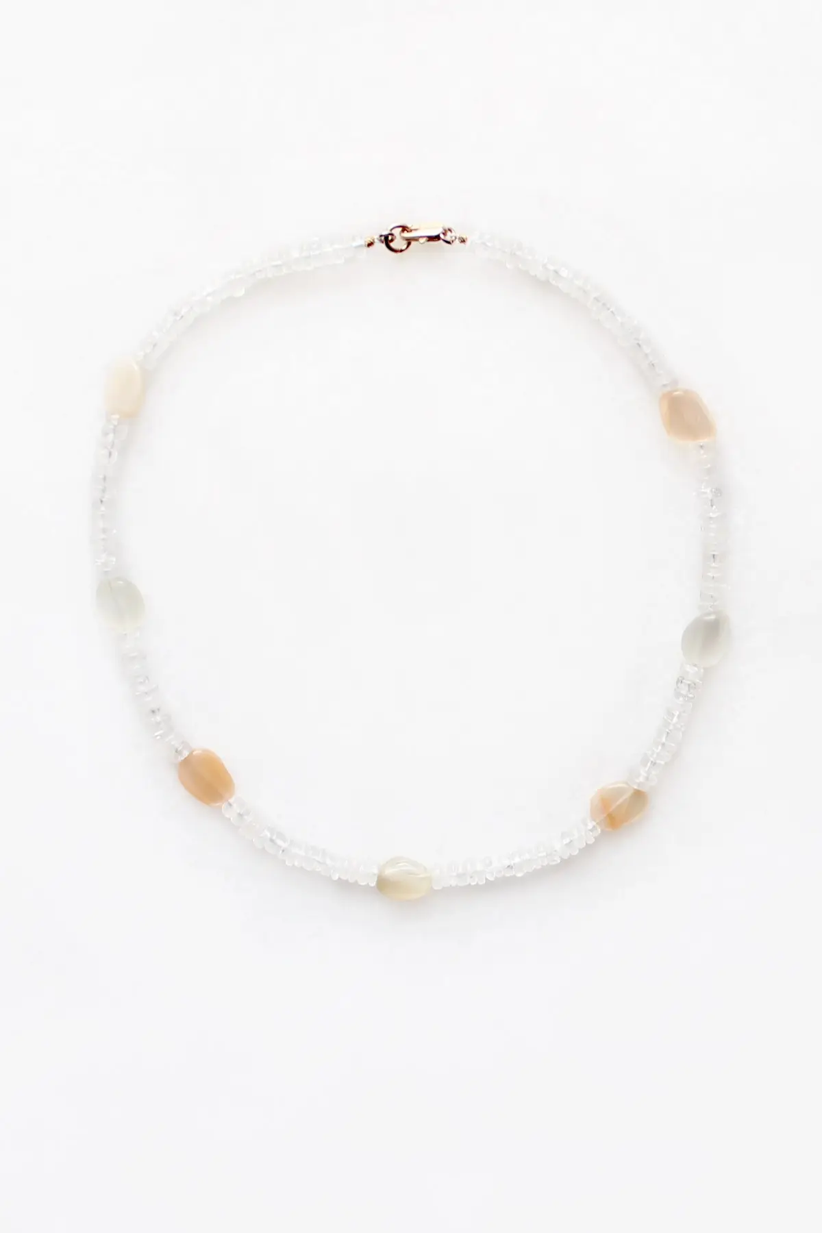 Moonstone and Quartz Necklace